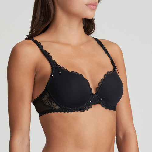 Marie Jo Jane Padded Bra Heart Shape in Black