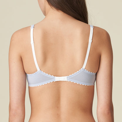 Marie Jo Paloma Padded Bra - Heart Shape in Retro Blue