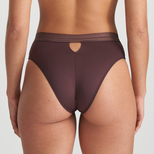 Marie Jo L'aventure Richard full briefs in Aubergine