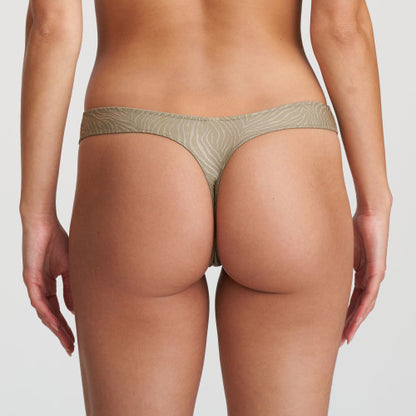 Marie Jo L'aventure Thong in Golden Olive