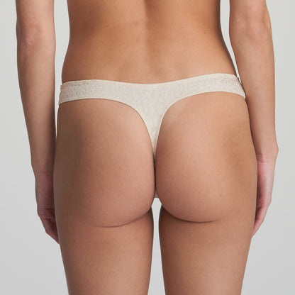 Marie Jo L'aventure Thong in Pearled Ivory