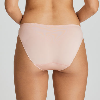 Primadonna Twist Glow Rio Briefs in Powder Rose
