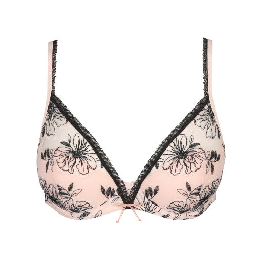 Marie Jo Noorah Half Padded Balcony Bra in Black Blush