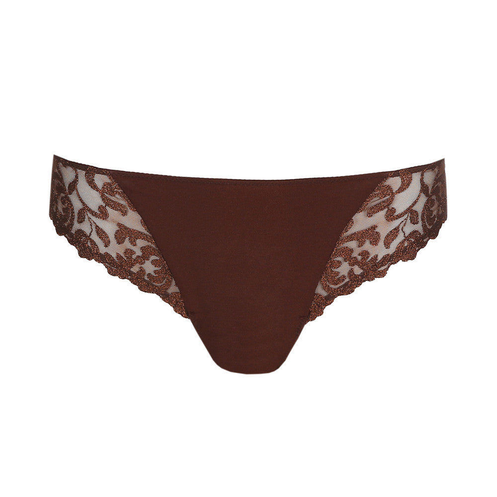 Marie Jo Serena Rio Briefs in Chestnut
