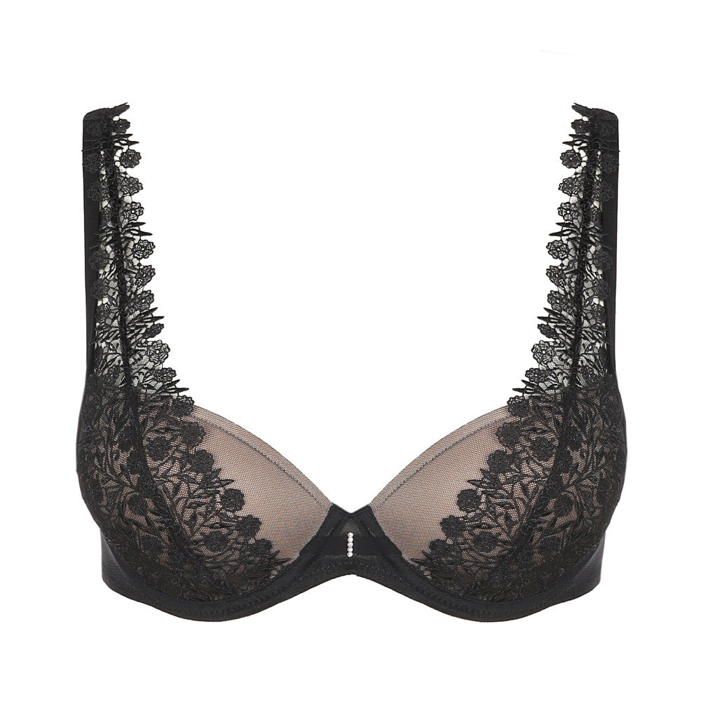 Marie Jo Danae Padded Bra Deep Plunge in Black