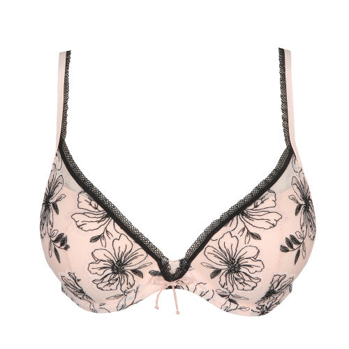 Marie Jo Noorah Push Up Bra in Black Blush