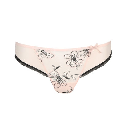 Marie Jo Noorah Thong in Black Blush