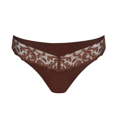 Marie Jo Serena Thong in Chestnut