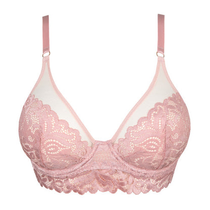 Marie Jo Elis Longline Bra in Vintage Pink