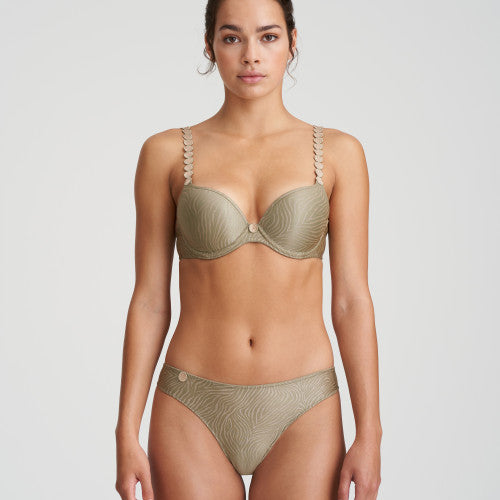 Marie Jo L'aventure Thong in Golden Olive
