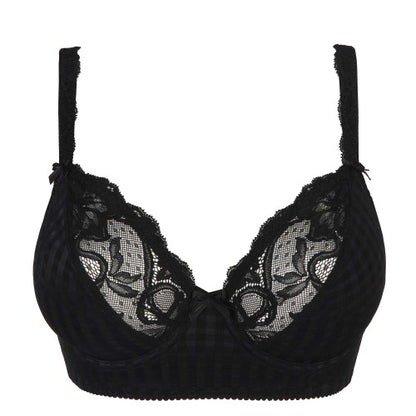 Primadonna Madison Plunge Bra longline in Black
