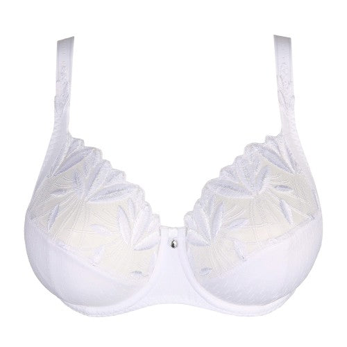 Primadonna Orlando full Cup Wire Bra in Crisp White up to H Cup-UK 40F / EU 90F / US 40F