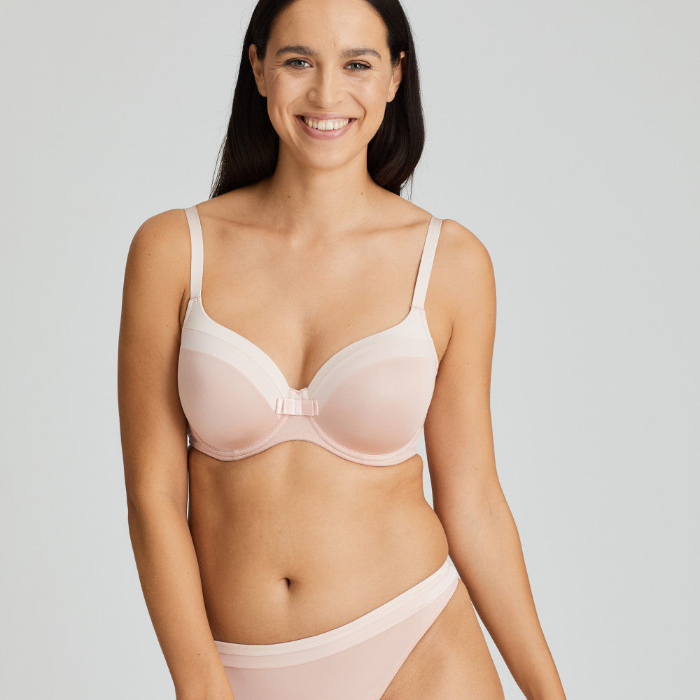 Primadonna Twist Glow Padded Bra - Heart Shape in Powder Rose