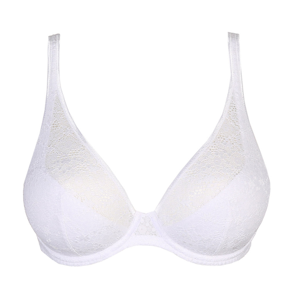 Primadonna Twist Epirus Triangle Bra in White