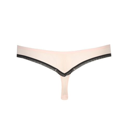 Marie Jo Noorah Thong in Black Blush