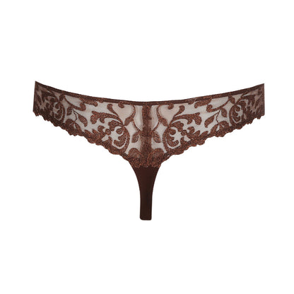 Marie Jo Serena Thong in Chestnut