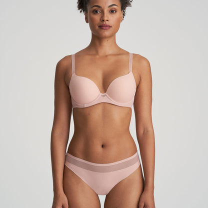 Marie Jo Louie Thong in Powder Rose