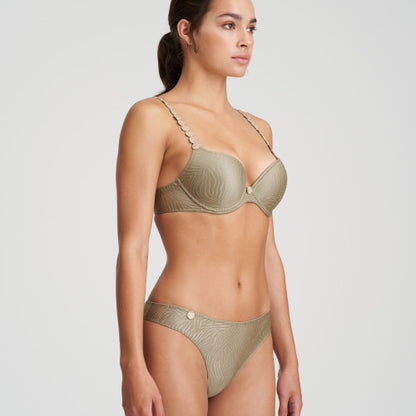 Marie Jo L'aventure Thong in Golden Olive
