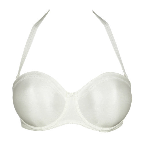 Primadonna Satin Strapless Non padded in Natural