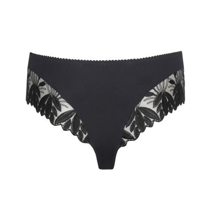 Primadonna Orlando Luxury Thong in Charcoal