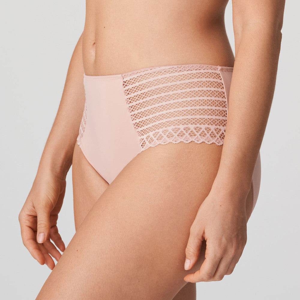 Primadonna Twist East End Full Briefs in Powder Rose