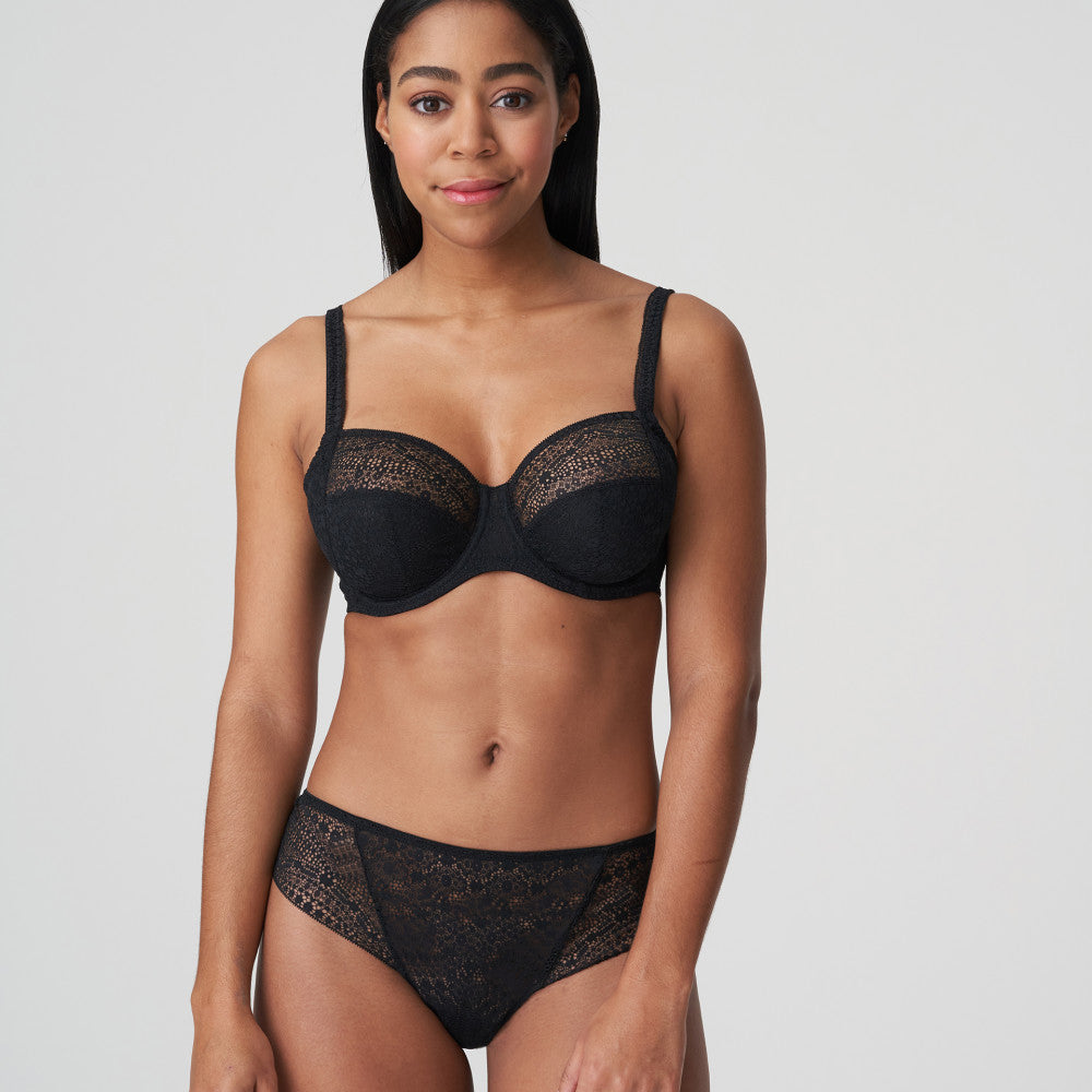 Primadonna Twist Epirus Full Cup Wire Bra in Black