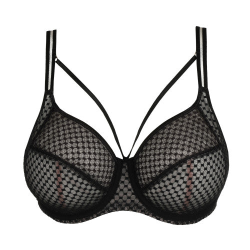 Primadonna Twist Glass Beach Full Cup Wire Bra in Black