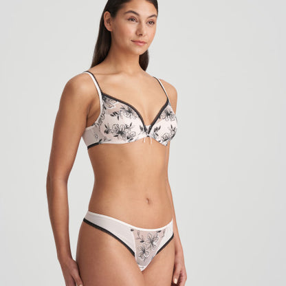Marie Jo Noorah Half Padded Balcony Bra in Black Blush