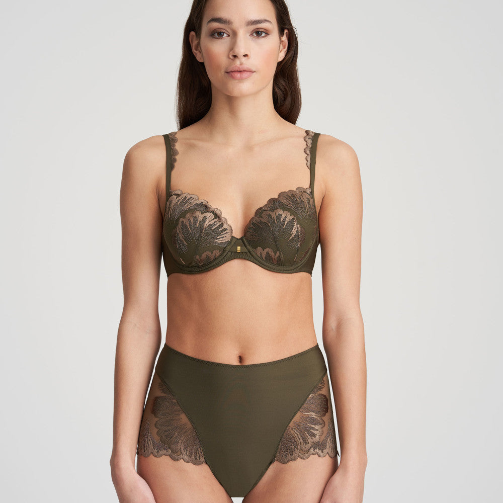 Marie Jo Phoebe Full Briefs in Olive Green