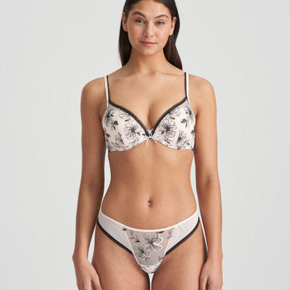 Marie Jo Noorah Thong in Black Blush