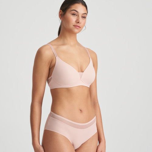 Marie Jo Louie Full Cup Wireless Bra in Powder Rose