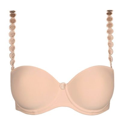 Marie Jo Tom Padded Bra Strapless in Caffe Latte