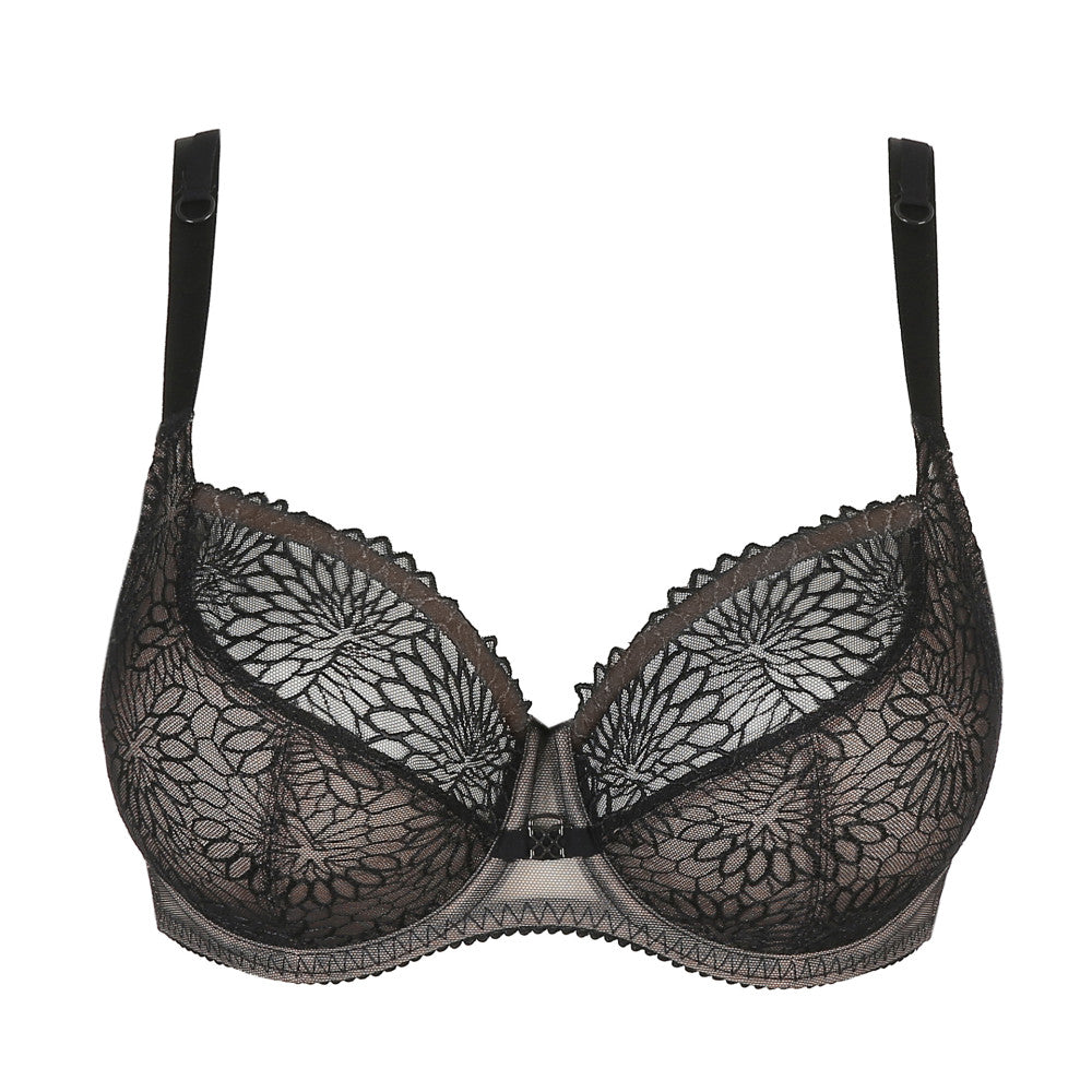 Primadonna Sophora  Tulip Seam Balcony Bra in Black