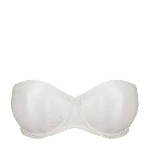 Primadonna Satin Strapless Non padded in Natural