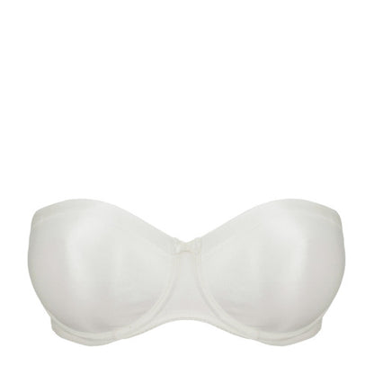 Primadonna Satin Strapless Non padded in Natural