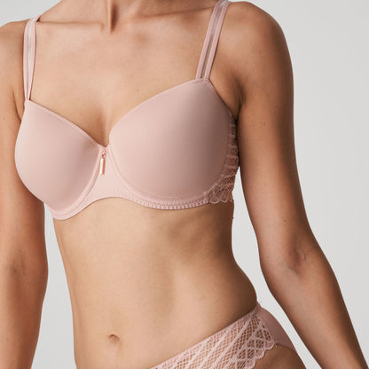 Primadonna Twist East End Padded Bra Balcony in Powder Rose