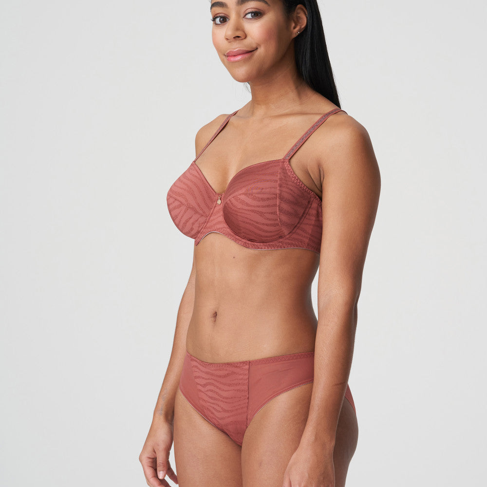 Primadonna Twist Rio Briefs in Pink Brandy