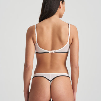 Marie Jo Noorah Half Padded Balcony Bra in Black Blush