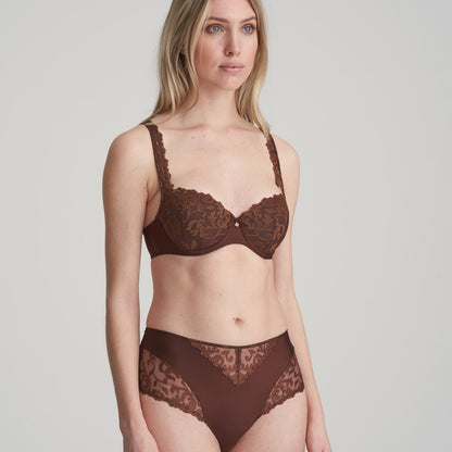 Marie Jo Serena Full Briefs in Chestnut