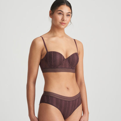 Marie Jo L'aventure Richard hotpants in  aubergine