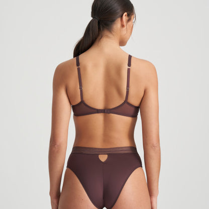 Marie Jo L'aventure Richard full briefs in Aubergine