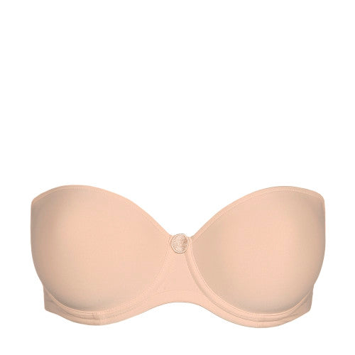 Marie Jo Tom Padded Bra Strapless in Caffe Latte
