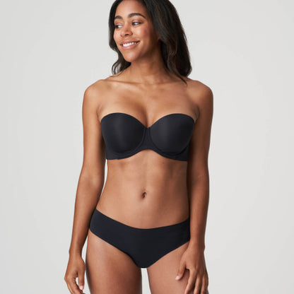 Primadonna Figuras Strapless Bra in Charcoal-UK 40F / EU 90F / US 40F