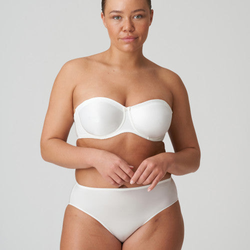 Primadonna Satin Strapless Non padded in Natural