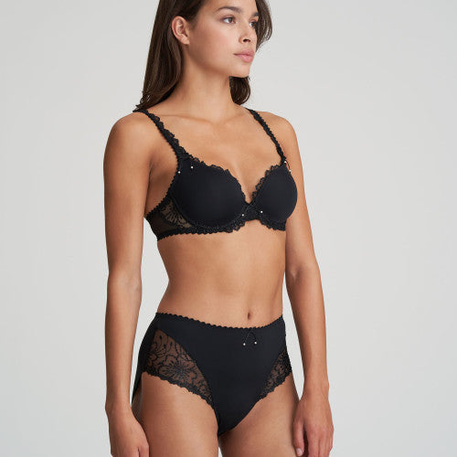 Marie Jo Jane Padded Bra Heart Shape in Black