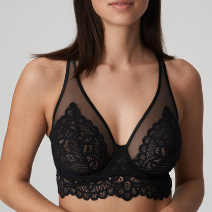 Primadonna Twist First Night Triangle Bra in Black