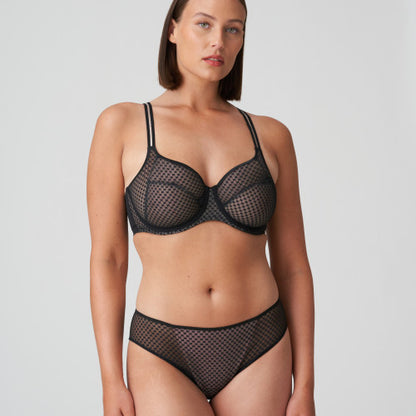 Primadonna Twist Glass Beach Full Cup Wire Bra in Black