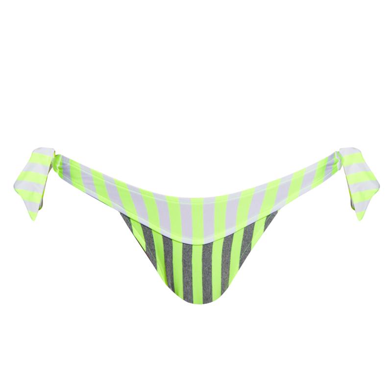 Andres Sarda Swimwear PERRIAND bikini briefs waist ropes in Neon Yellow