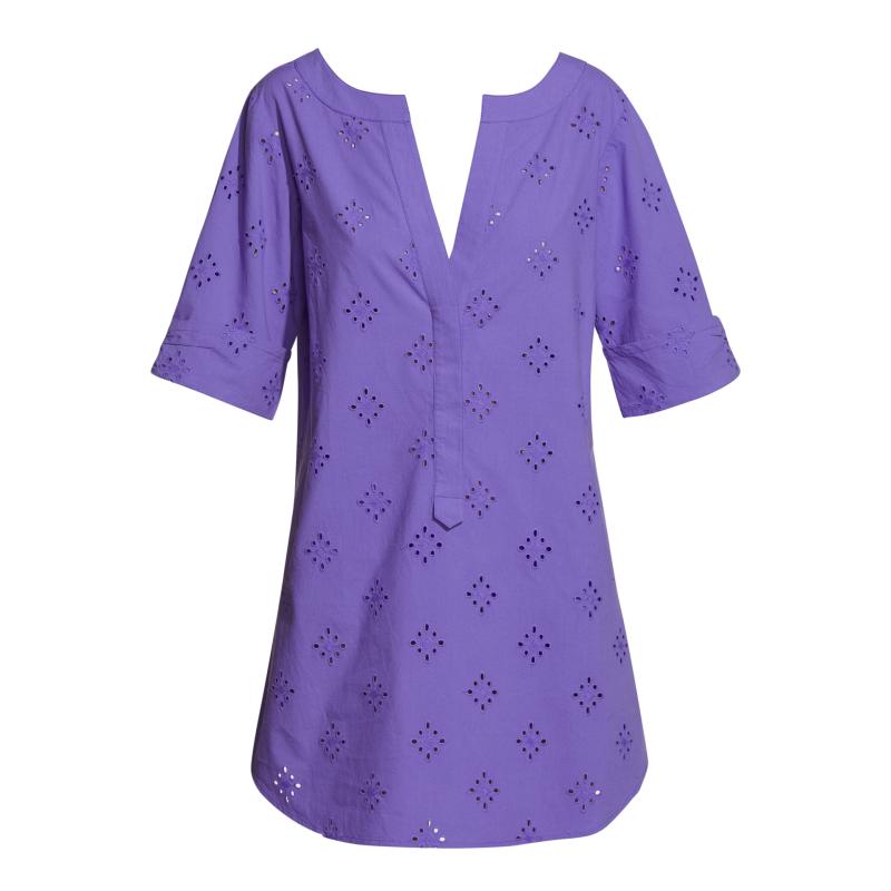 Andres Sarda Swimwear DREW swimwear kaftan in Lavender