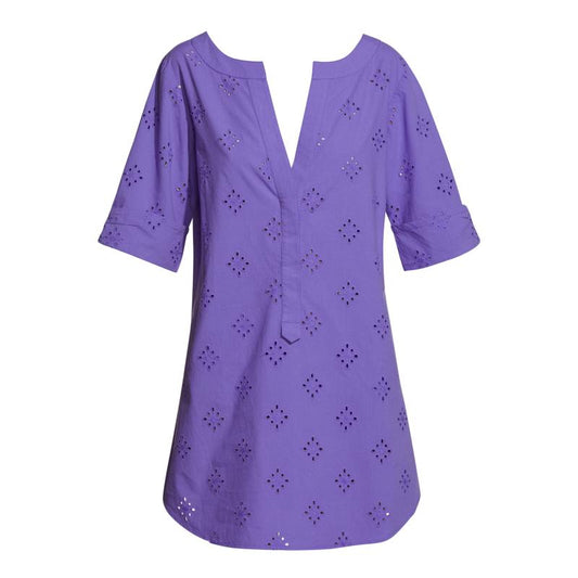 Andres Sarda Swimwear DREW swimwear kaftan in Lavender